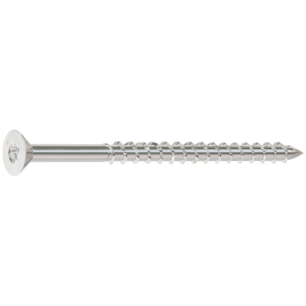 Simpson Strong-Tie T12350WPB Strong-Drive DWP WOOD SS Screw, #12 x 3-1/2-in. T-27, Flat Head, Type 316, 1000-Pack