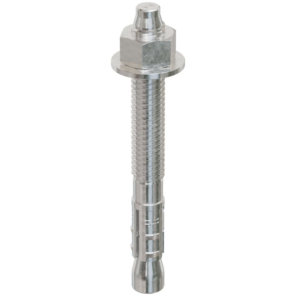 Simpson Strong-Tie STB2-37312S6F50 Strong-Bolt 2, 3/8-in. x 3-1/2-in. Type 316 Stainless-Steel Wedge Anchor, Fully Assembled, 50-Pack