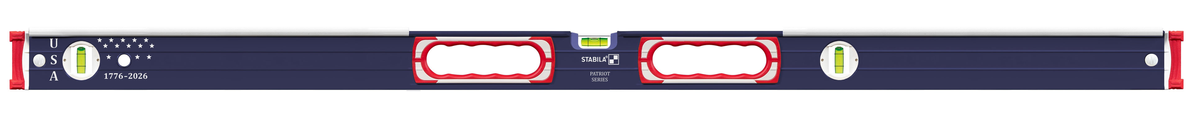 Stabila Limited Edition Patriotic Type 196 Heavy Duty Mason 24-in. and 48-in. Level Set (36250)