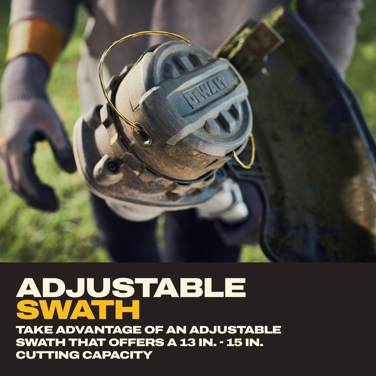 DeWALT DCST926P1 20V MAX Brushless Cordless Foldable String Trimmer 5.0Ah Kit