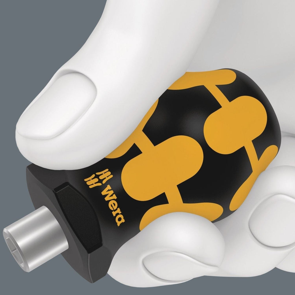 Wera 811/1 Esd Stubby Bitholding Screwdriver, Magnetic, 1/4-in.x54-mm.