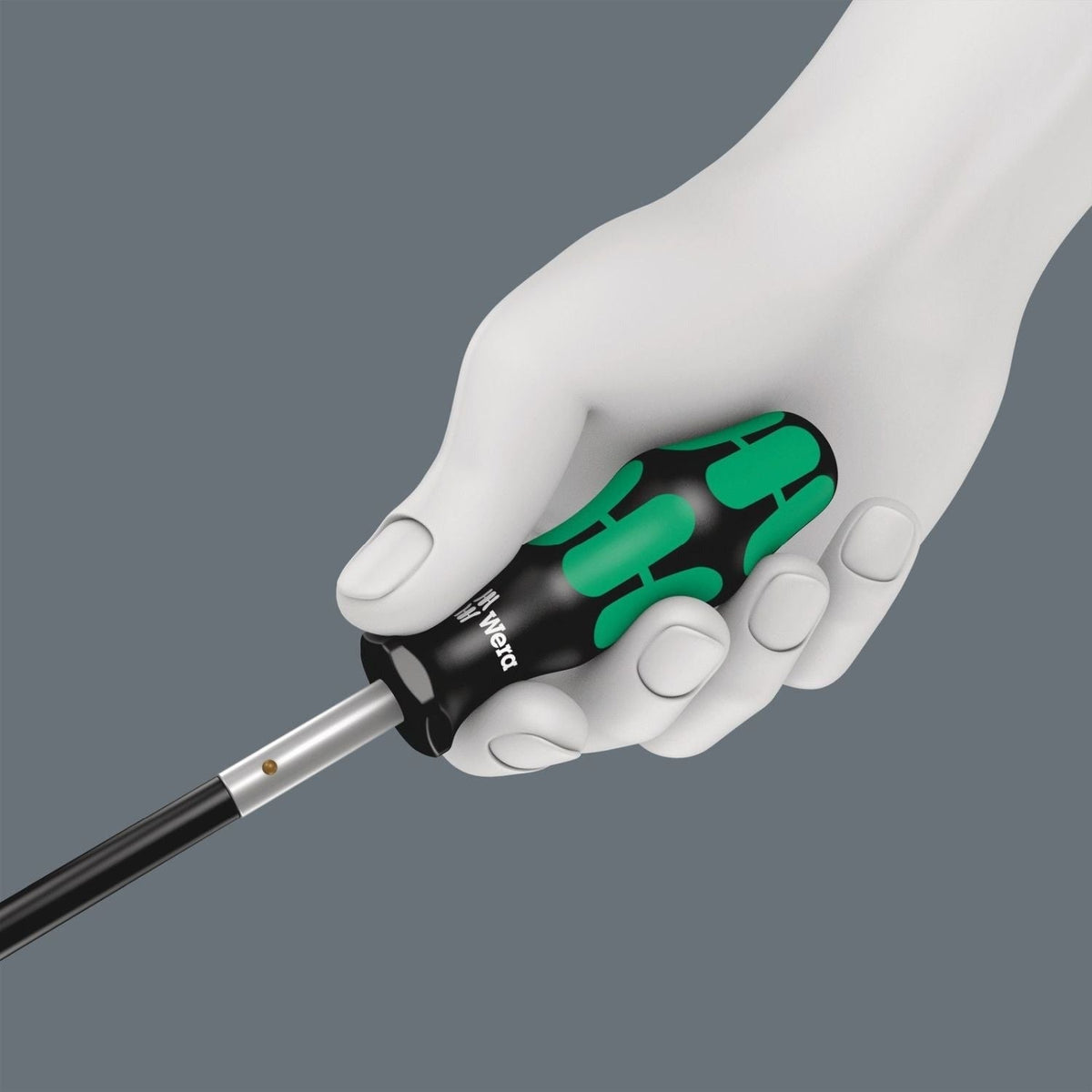 Wera 392 Bitholding Screwdriver With Flexible Shaft, 1/4-in.x177-mm.
