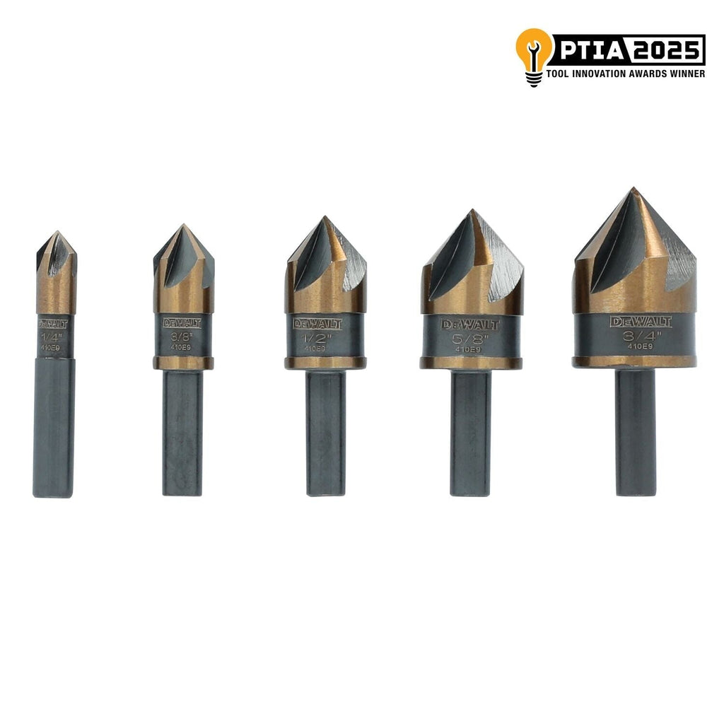 DeWALT DWAMDB5SETCS Metal 5-Piece Countersink Set