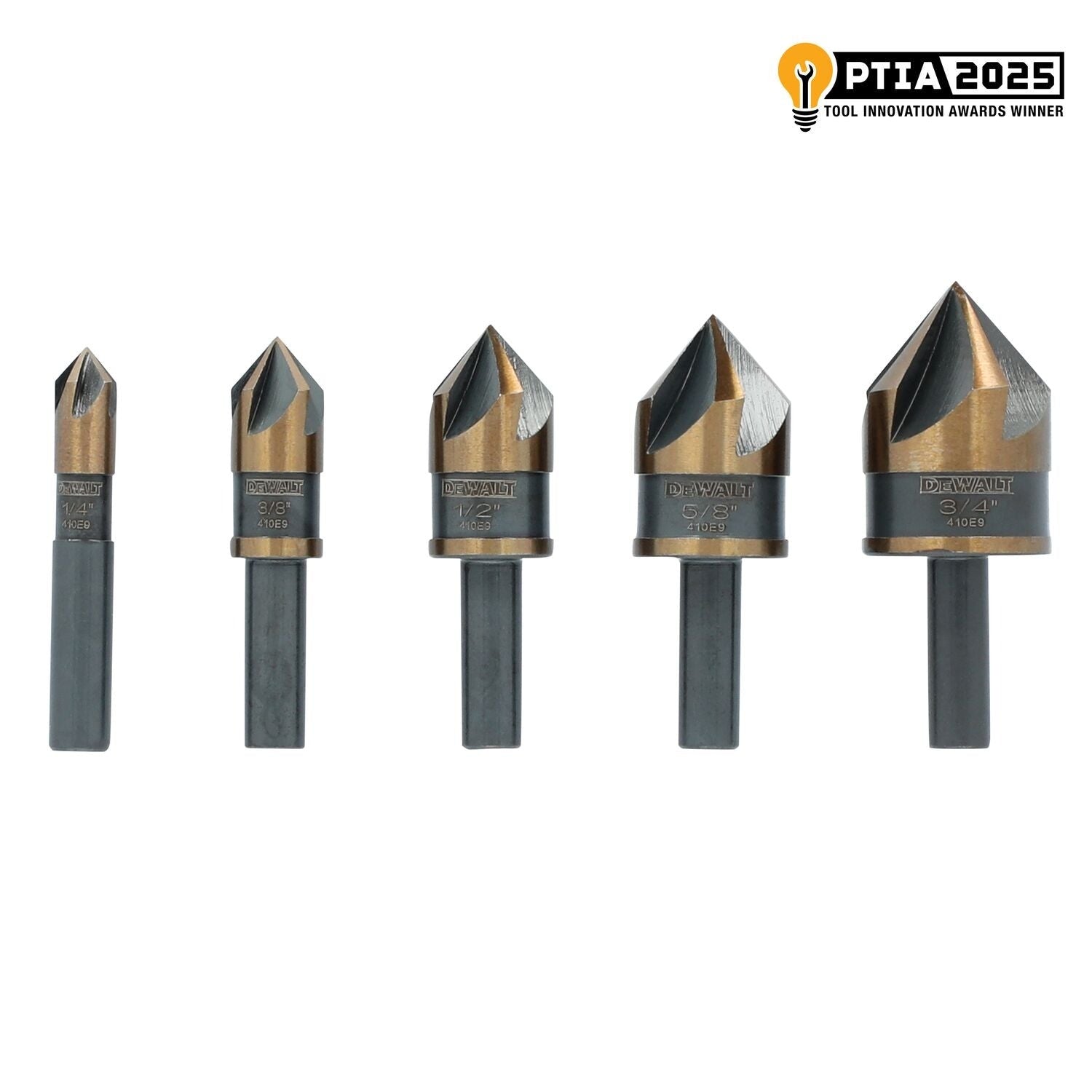 DeWALT DWAMDB5SETCS Metal 5-Piece Countersink Set