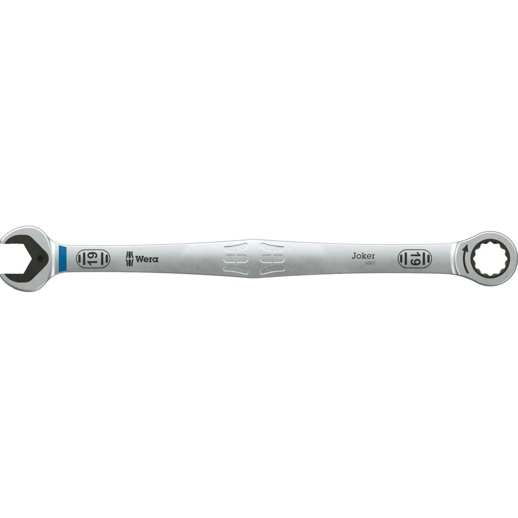 Wera 6007 Joker SB Ring Ratchet Spanner, Long Design, 19x334-mm.