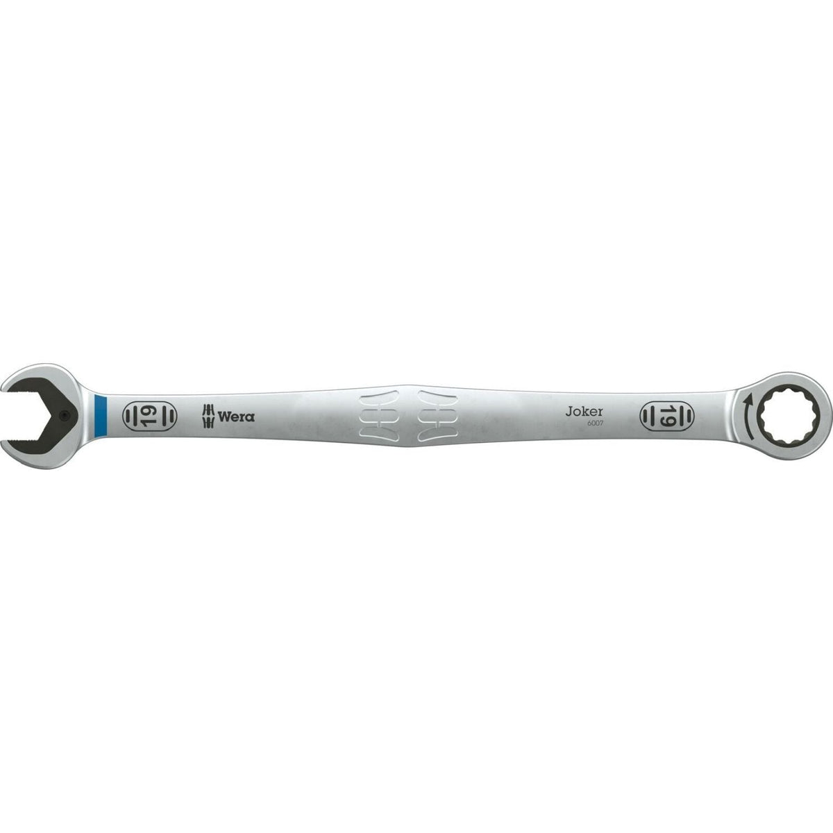 Wera 6007 Joker SB Ring Ratchet Spanner, Long Design, 19x334-mm.