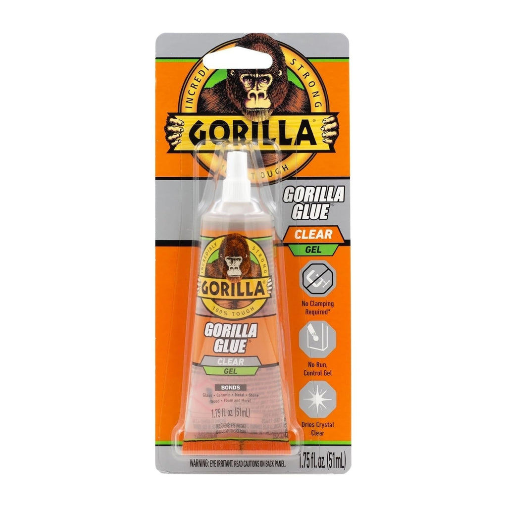 Gorilla Glue Clear Glue Gel, 1.75-oz. Tube (113455)