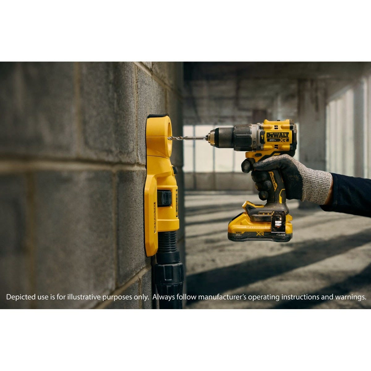 DeWALT DCD806B 20V MAX XR Brushless Cordless 1/2-in. Hammer Drill w/ POWERSTACK 3.5Ah Battery & Charger Starter Kit