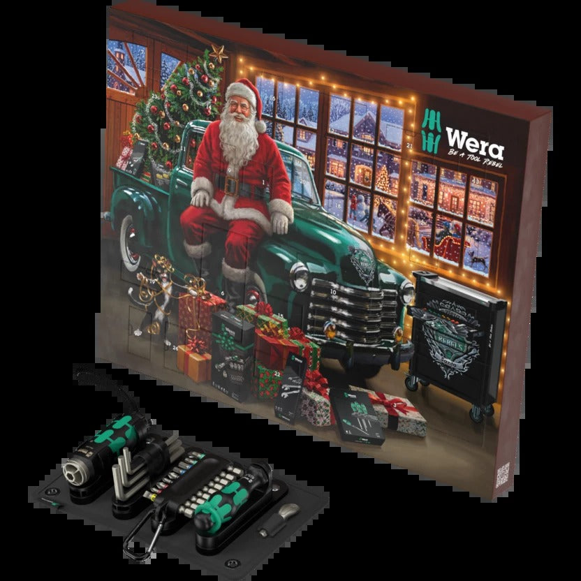 Wera Tool 24-Piece 2026 Holiday Advent Calendar Tool Set