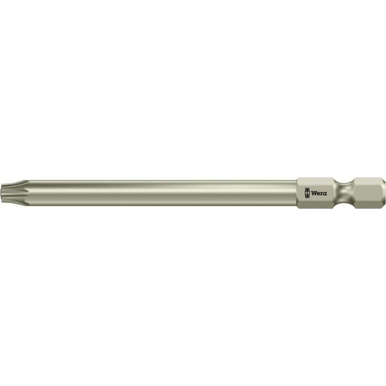 Wera 3867/4 Torx Bo Bit With Bore Hole, Stainless, Torx 25x89-mm.