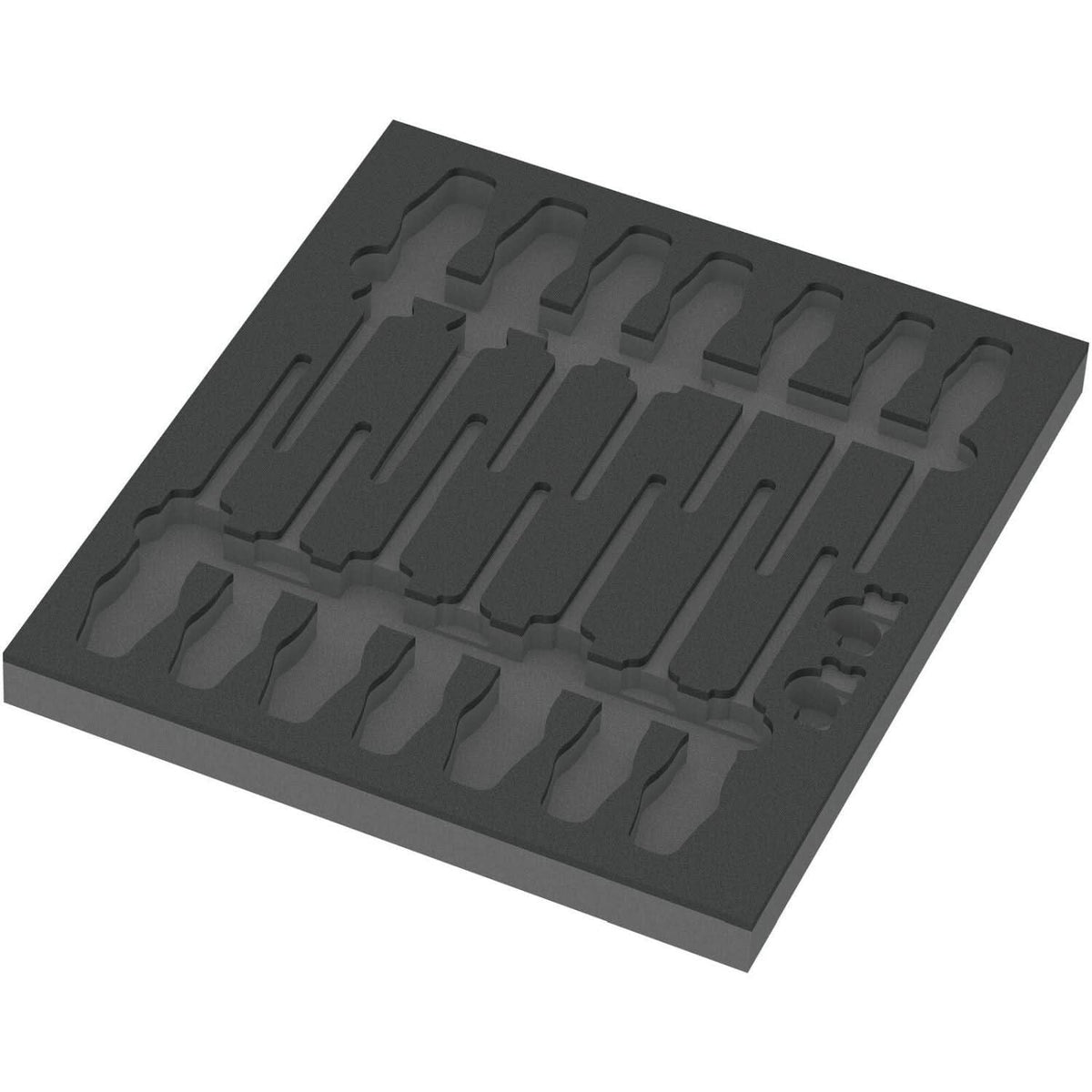 Wera 9811 Foam Insert VDE Screwdriver Set 1, Empty, 344x30x392-mm.