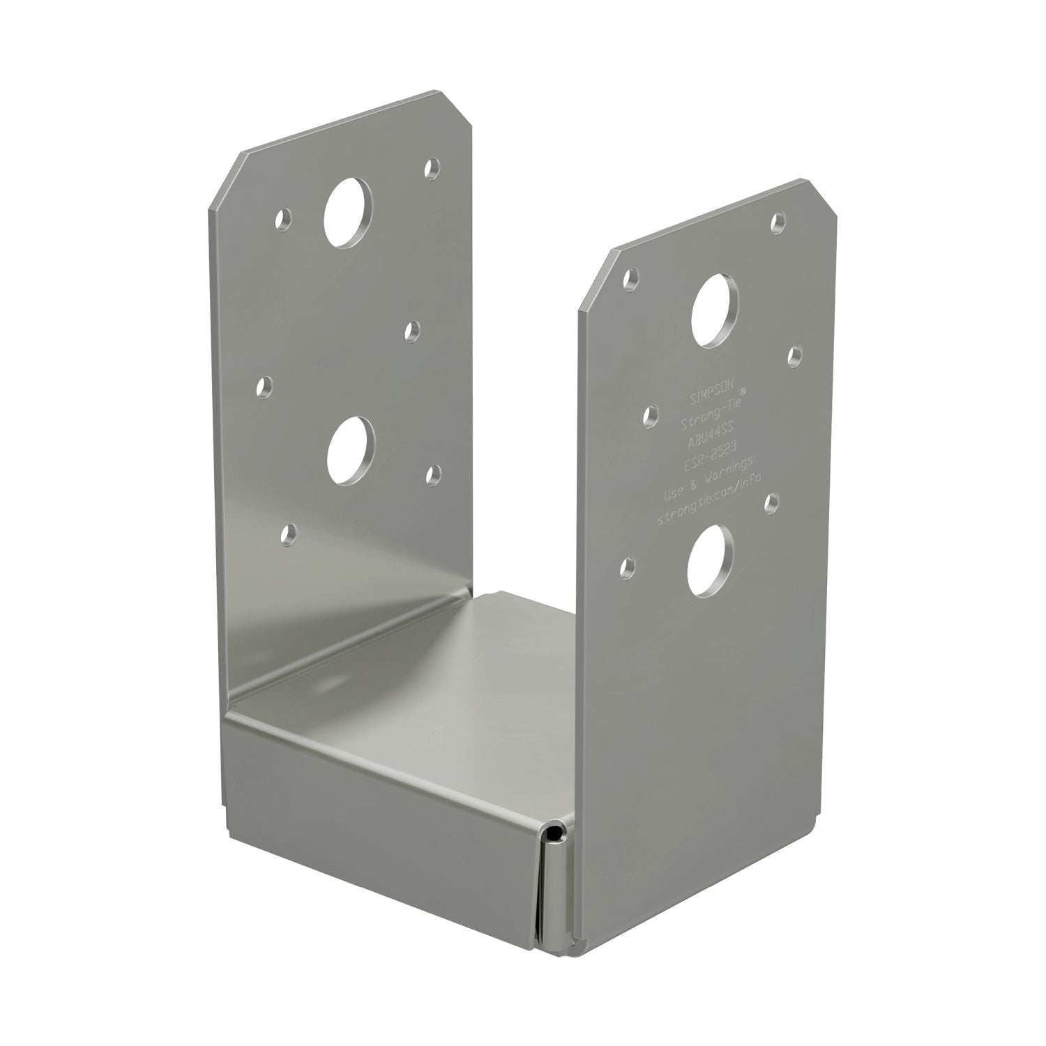 Simpson Strong-Tie Stainless-Steel Adjustable Post Base for 4x4 (ABU44SS)