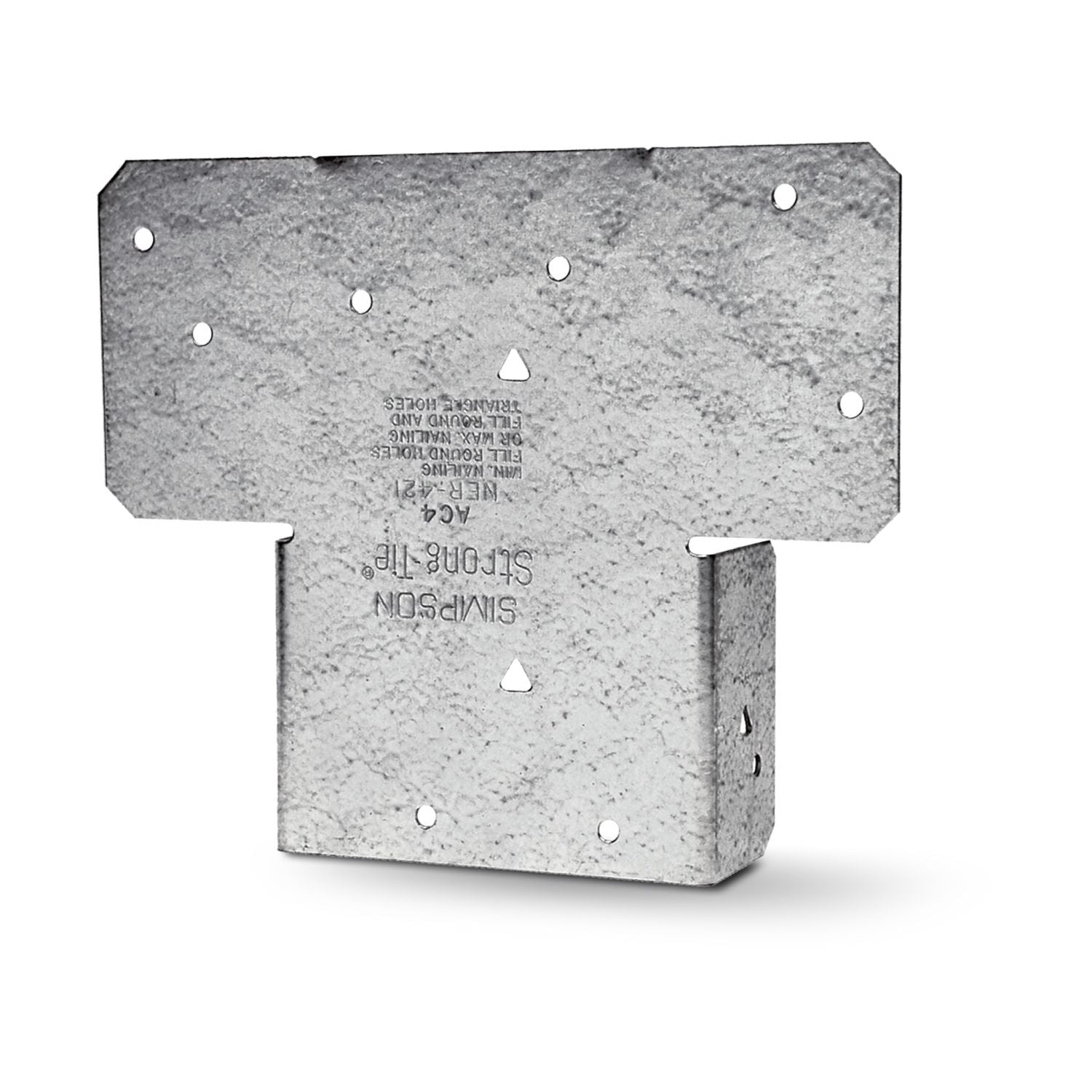 Simpson Strong-Tie AC4Z AC ZMAX Galvanized Adjustable Post Cap for 4x