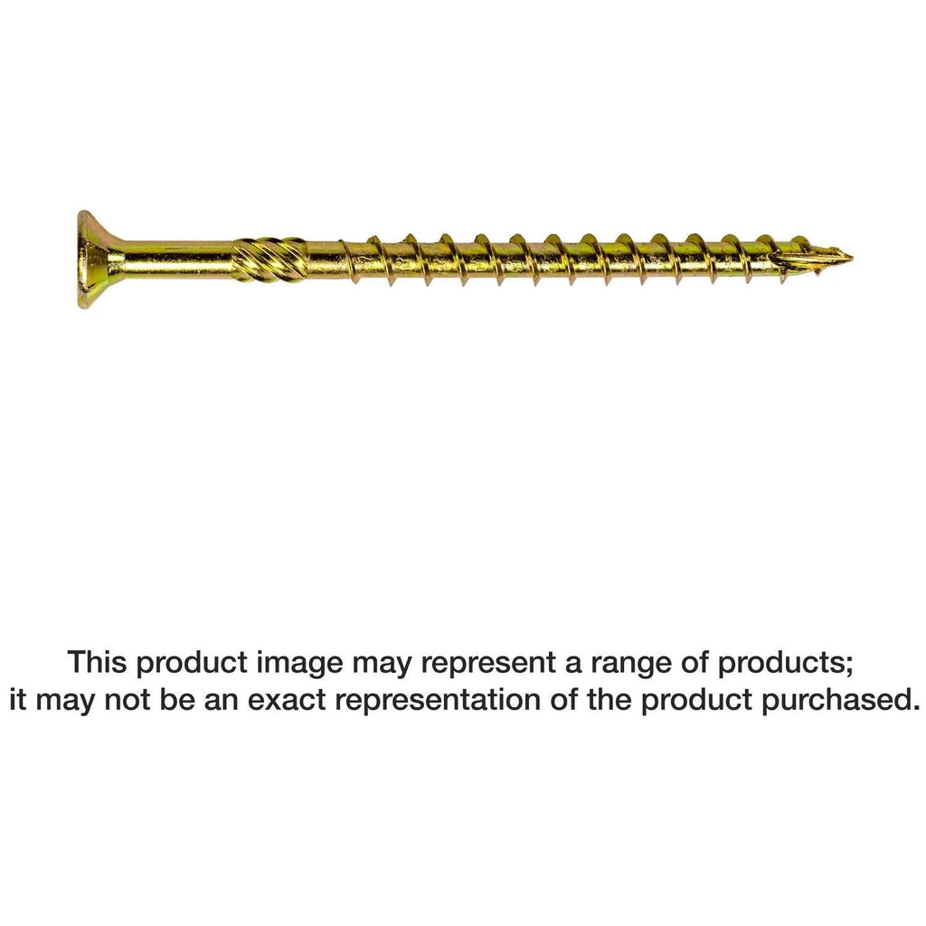 Simpson Strong-Tie SDCP22434 Strong-Drive SDCP TIMBER-CP Screw, 0.315-in. x 4-3/4-in. T40, Yellow Zinc, 250-Pack