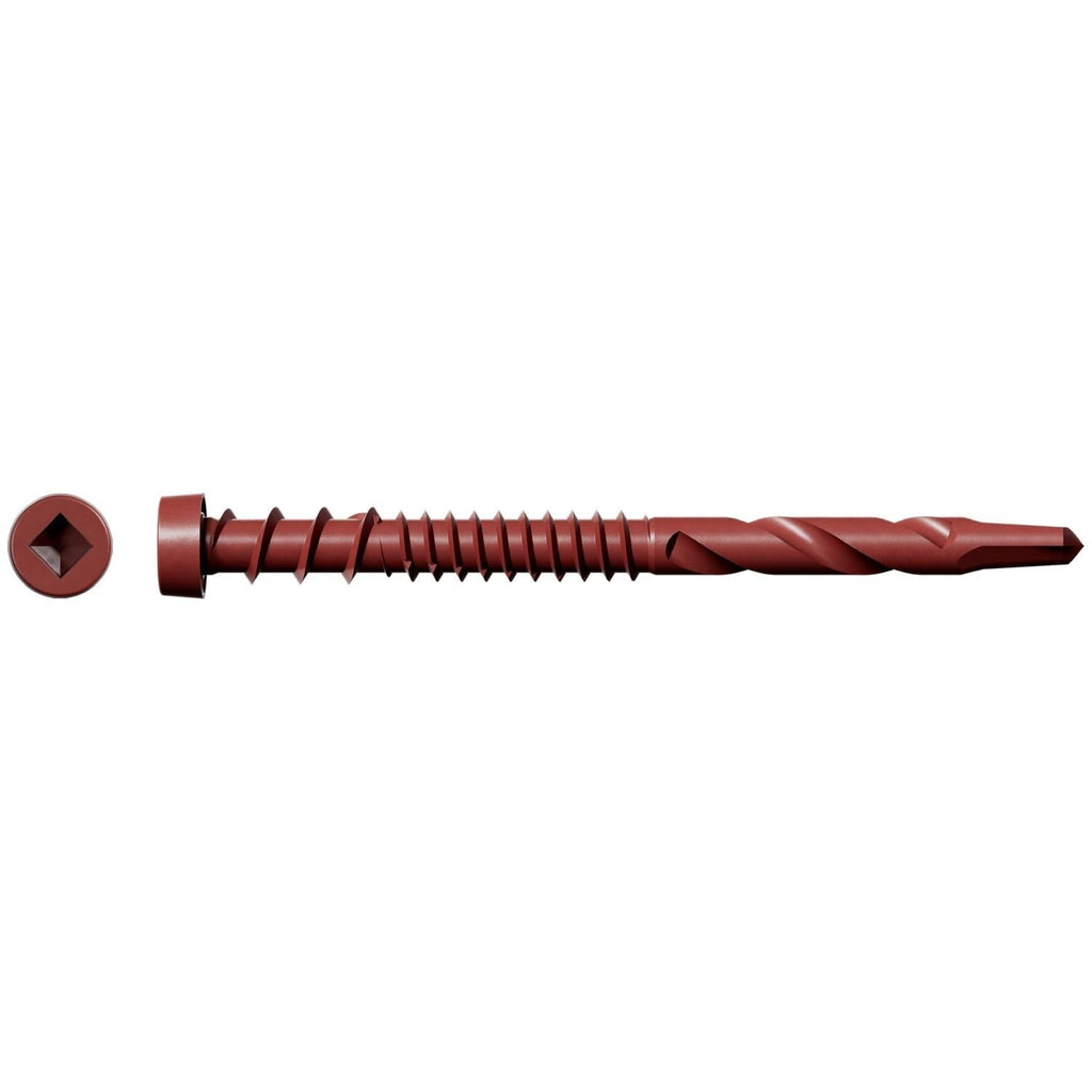 Simpson Strong-Tie DCSD238SRD01 Deck-Drive DCSD COMPOSITE-TO-STEEL Screw (Collated), #10 x 2-3/8-in. Quik Guard Red 01, 1000-Pack