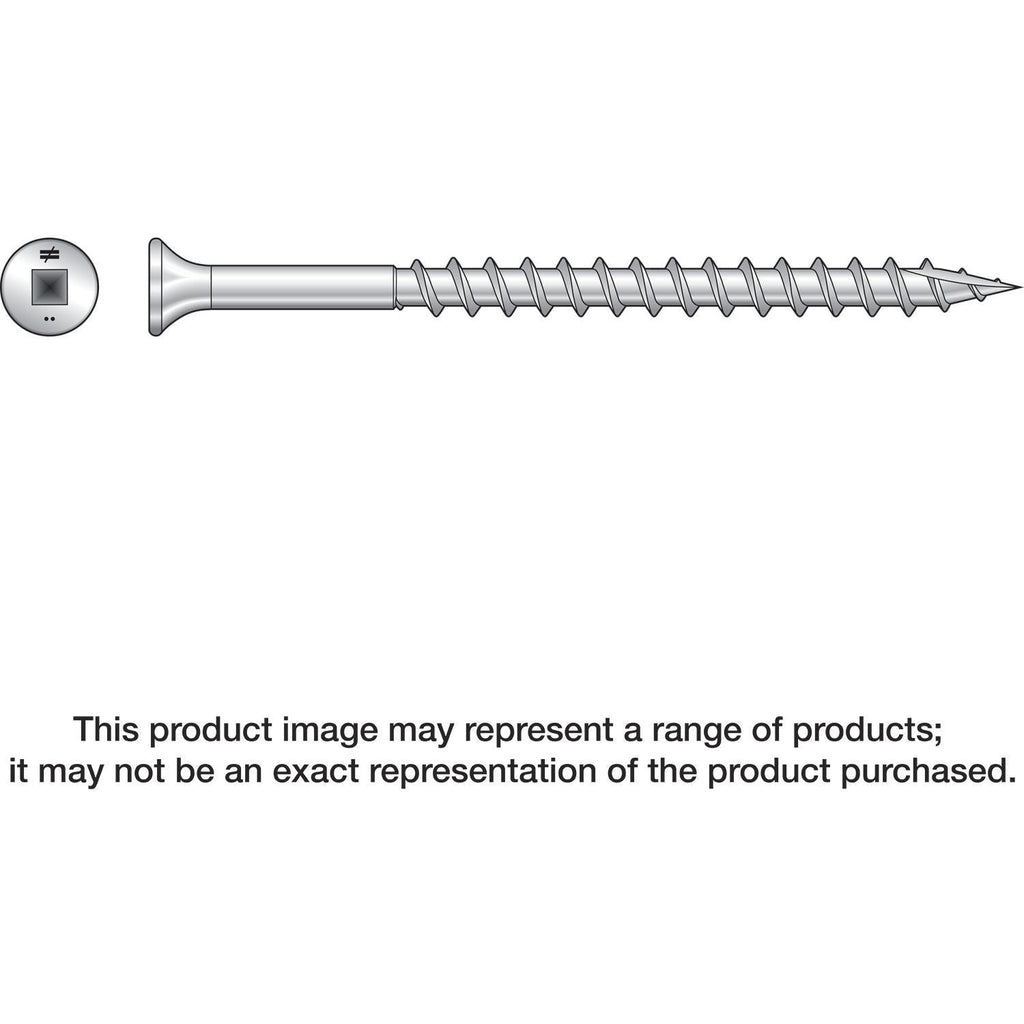 Simpson Strong-Tie SS3DSC212BS Bugle-Head Wood Screw (Collated), #10 x 2-1/2-in. #3 Square Drive, Type 305, 1500-Pack