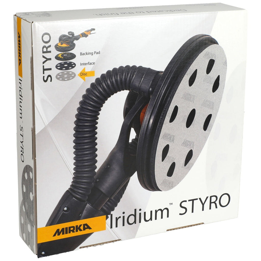 Mirka Iridium 9-in. Grip 9H Styro 40 Grit Sanding Disc 25-Pack for Polystyrene and Wall Sanding (24-9CU-040)