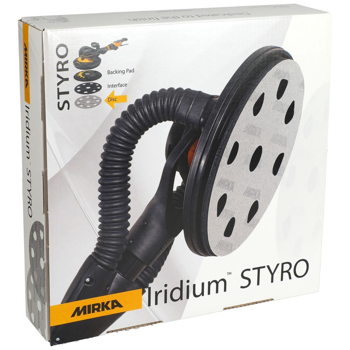 Mirka Iridium 9-in. Grip 9H Styro 40 Grit Sanding Disc 25-Pack for Polystyrene and Wall Sanding (24-9CU-040)