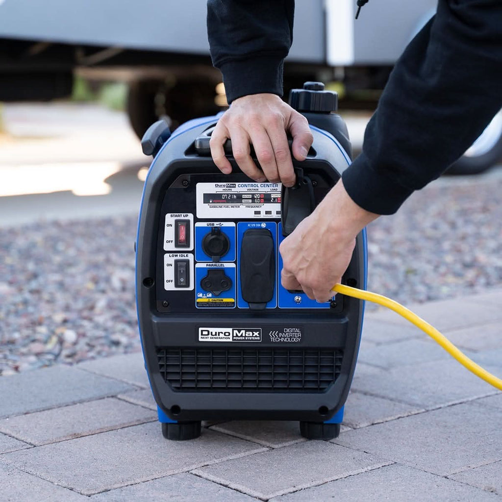 DuroMax XP2300iH 2,300-Watt 80cc Dual Fuel Digital Inverter Hybrid Portable Generator