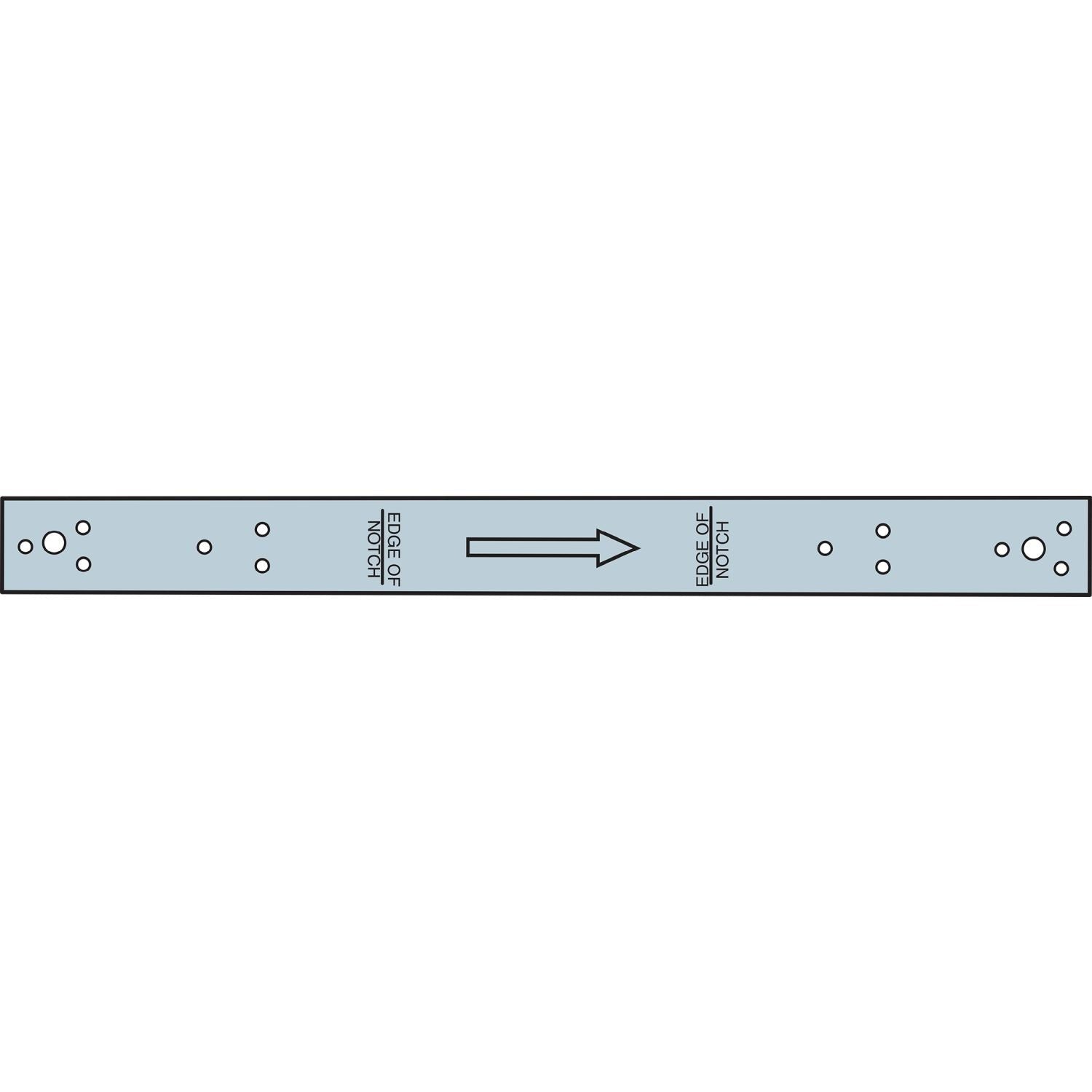 Simpson Strong-Tie RPS18 RPS 18-5/16-in. 16-Gauge Galvanized Retrofit Strap Tie