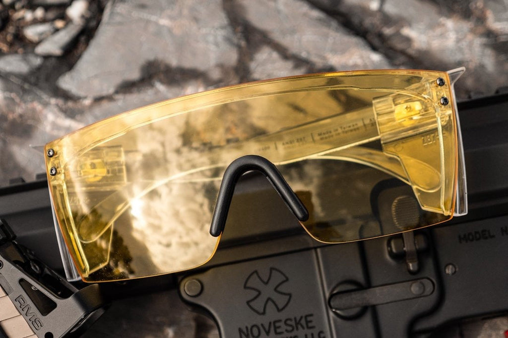 Heat Wave Lazer Face HI-VIS YELLOW Z87 Sunglasses