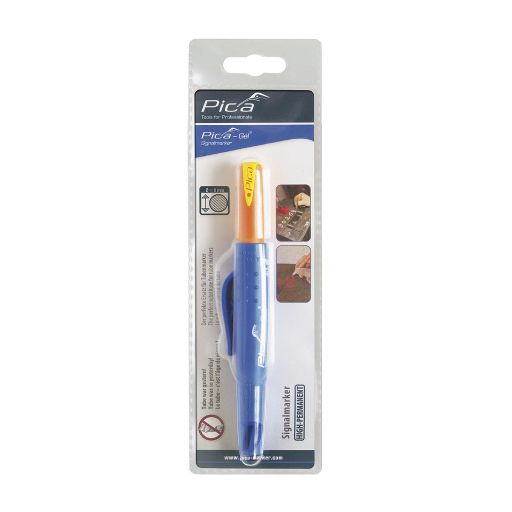 Pica 8084/SB Yellow Gel Signalmarker w/ Quiver Holder, 1-Pack