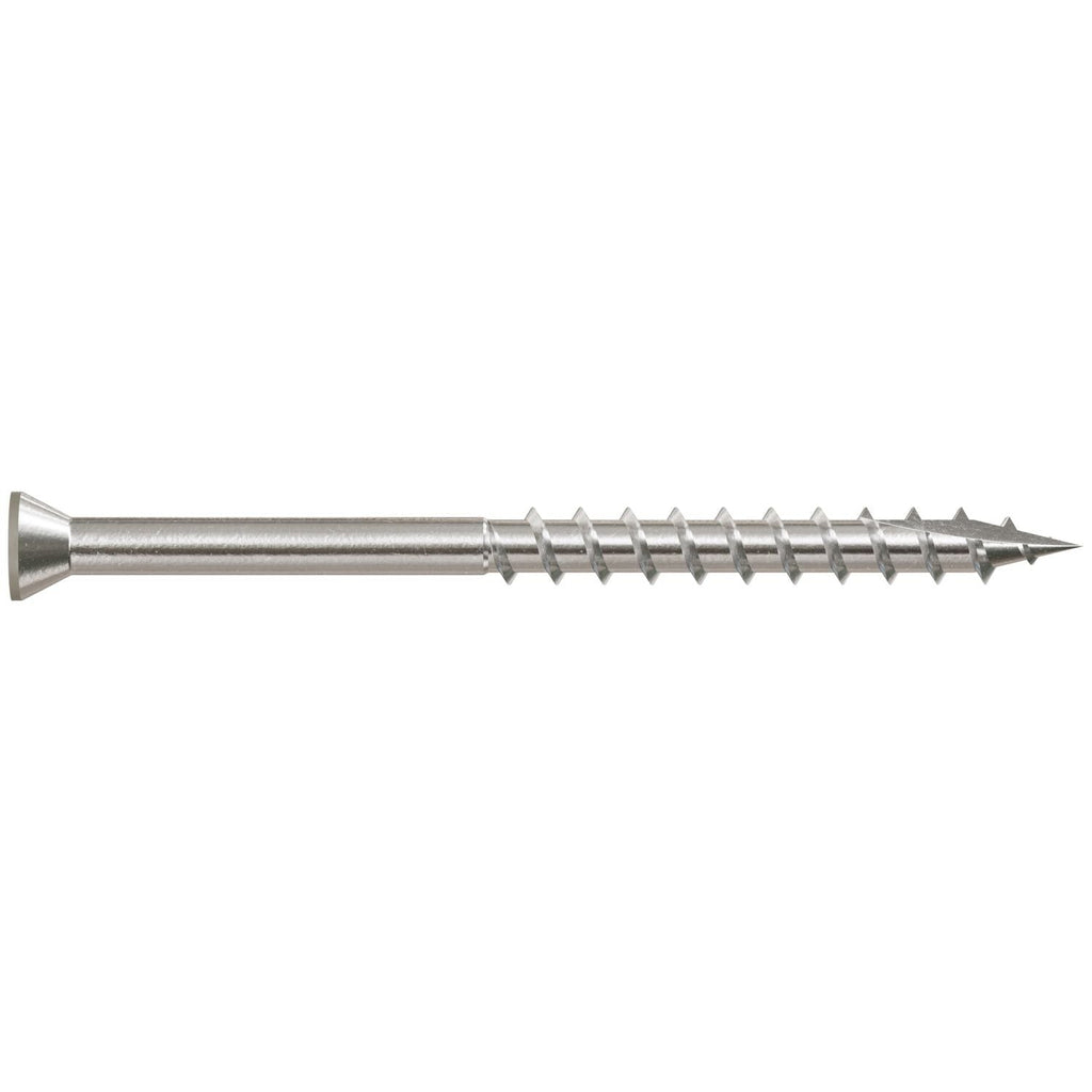 Simpson Strong-Tie T07225FT70GR Trim-Head Screw, 6-Lobe Drive, #7 x 2-1/4-in. T-15 Type 316, Gray, 70-Pack