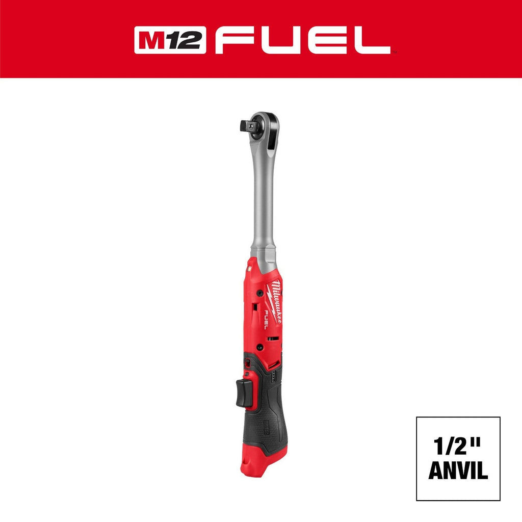 Milwaukee M12 FUEL 1/2-in. Extended Reach Ratchet (3055-20)