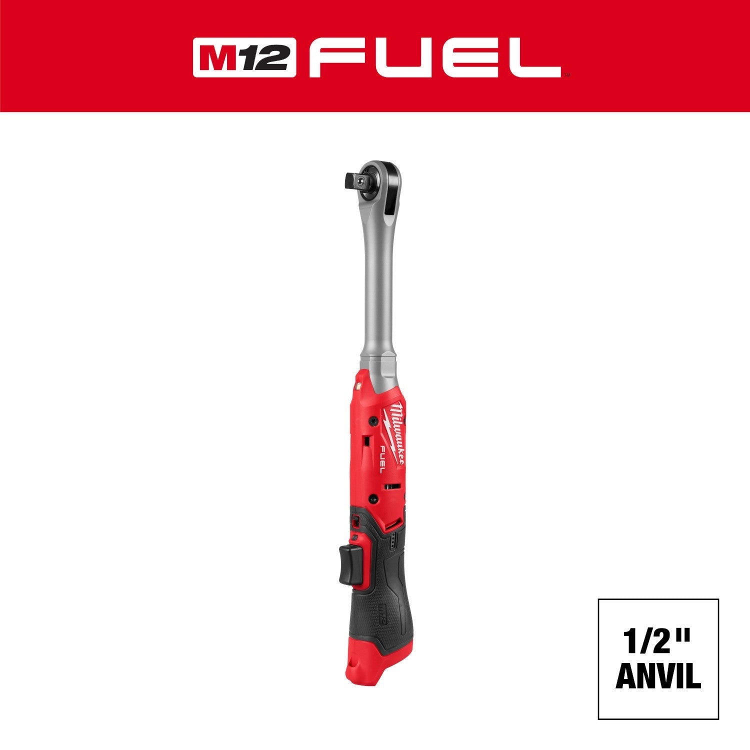 Milwaukee M12 FUEL 1/2-in. Extended Reach Ratchet (3055-20)