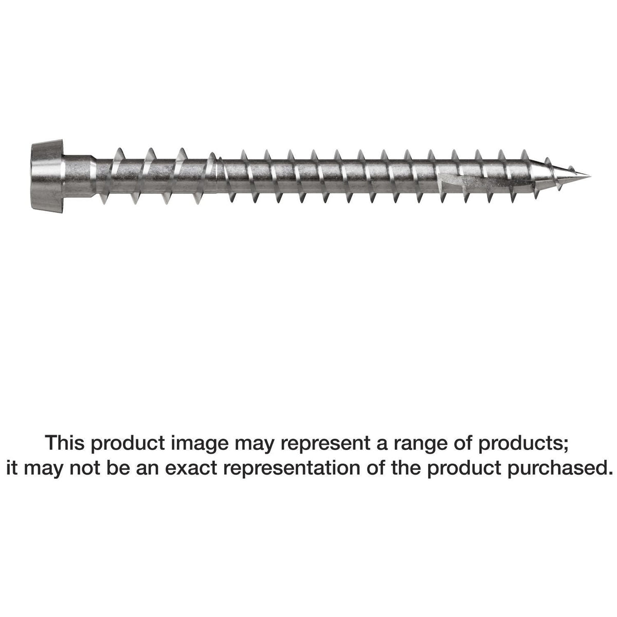 Simpson Strong-Tie DCU2C316 Deck-Drive DCU COMPOSITE Screw, #10 x 2-in. T20, Type 316, 70-Pack