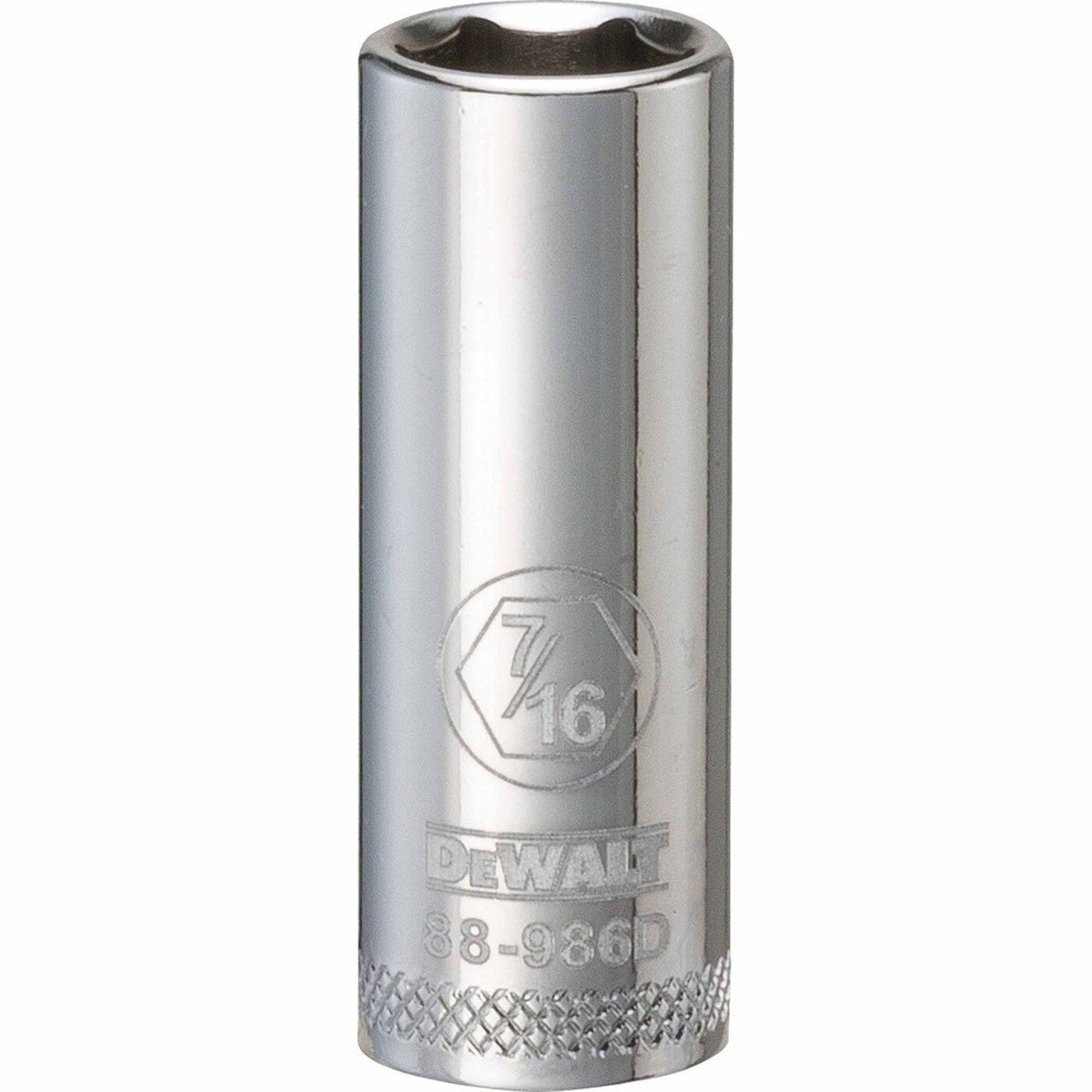 DEWALT 3/8-in. Drive 7/16-in. 6-Point Deep Socket, SAE (DWMT88986OSP)