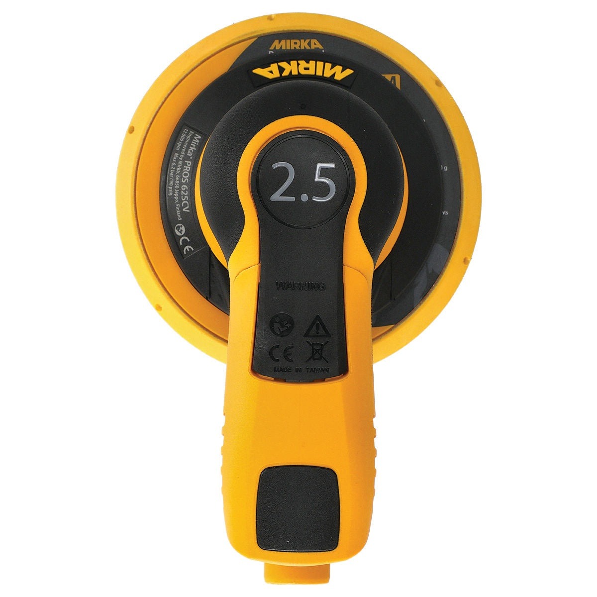 Mirka PROS 625CV 6-in. Pneumatic Random Orbital Sander with Central Vacuum Dust Extraction (MRP-625CV)
