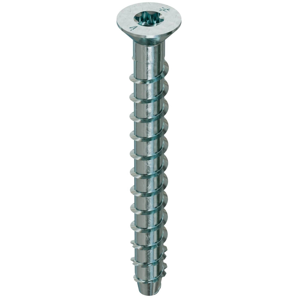 Simpson Strong-Tie THD37400CS Titen HD 3/8-in. x 4-in. Zinc-Plated Countersunk Head Heavy-Duty Screw Anchor, 50-Pack