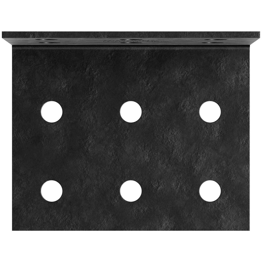 Simpson Strong-Tie HL79PC HLPC 7-1/4-in. x 9-in. Black Powder-Coated Ornamental Heavy Angle