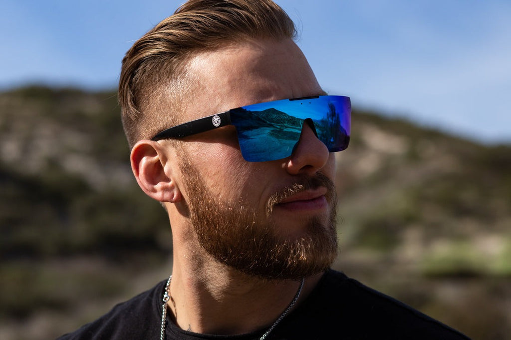 Heat Wave Quatro Z87 Galaxy Blue Sunglasses