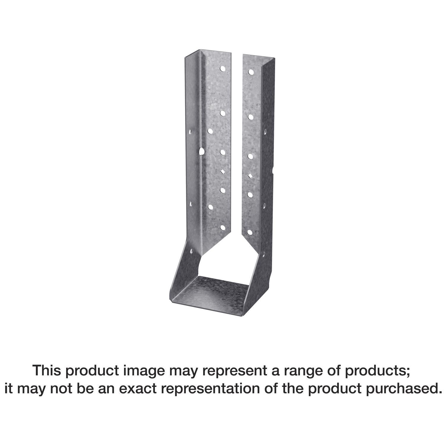 Simpson Strong-Tie HUCQ412Z-SDSG HUCQ Heavy Face-Mount Concealed-Flange Joist Hanger for 4x12 w/ Screws