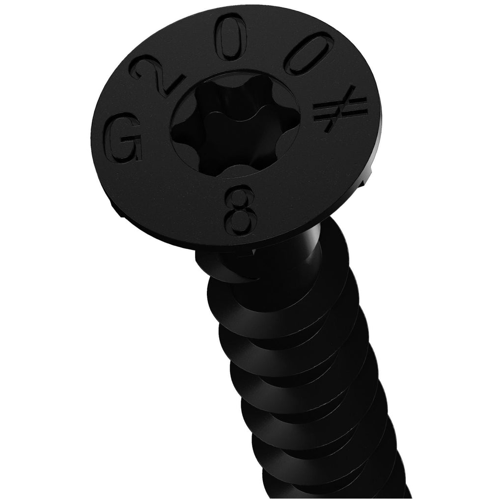 Simpson Strong-Tie SDCF8X200 Strong-Drive SDCF TIMBER-CF Screw, 0.315-in. x 7-7/8-in. T40, E-Coat, 250-Pack