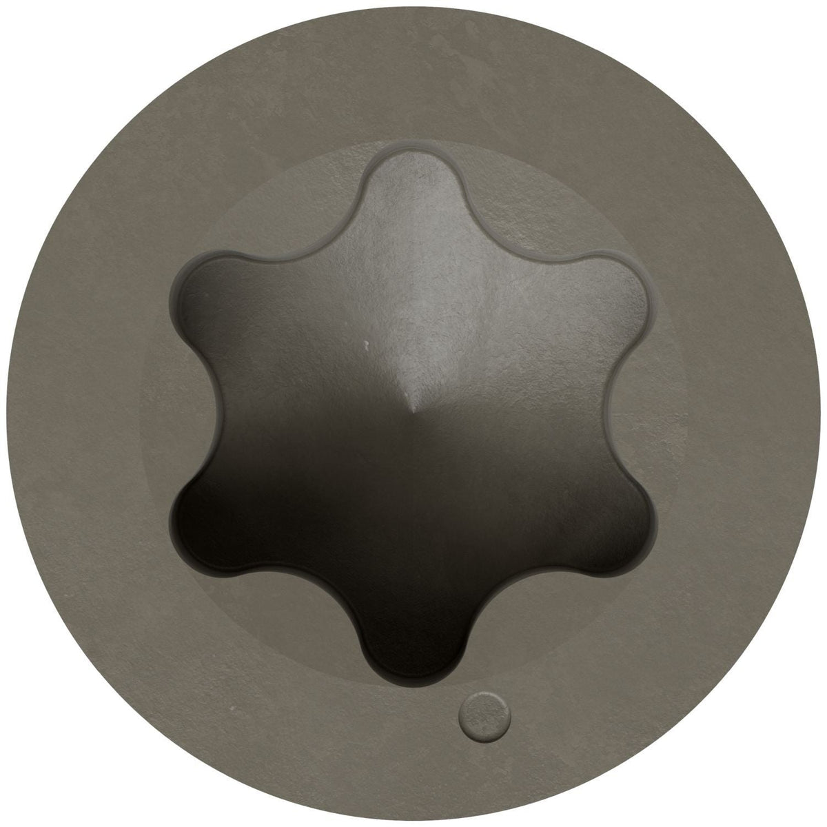 Simpson Strong-Tie T07162FT70GR Trim-Head Screw, 6-Lobe Drive, #7 x 1-5/8-in. T-15 Type 316, Gray, 70-Pack