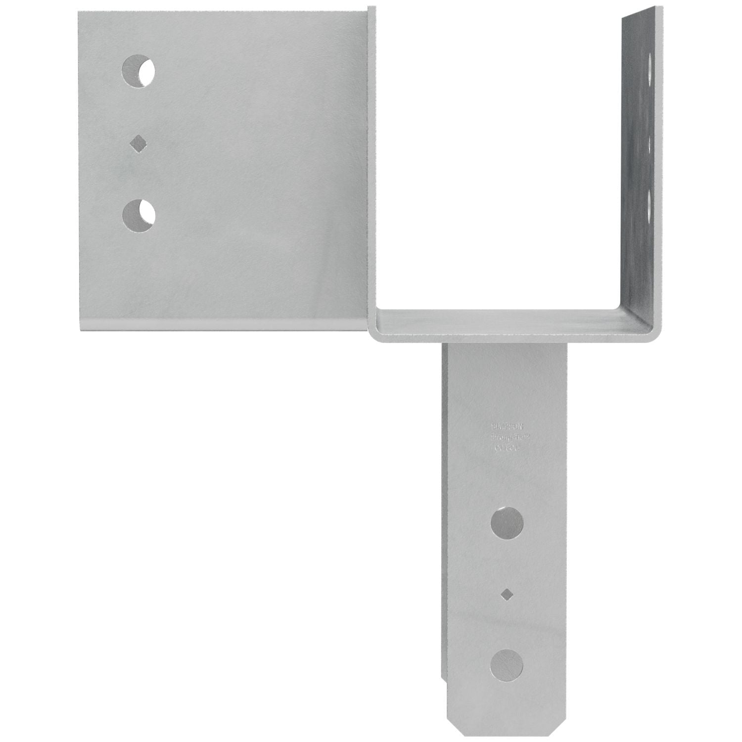 Simpson Strong-Tie ECCLL666HDG ECCLL HDG L-Shape End Column Cap for 6x Beams, 6x Post, Skewed Left