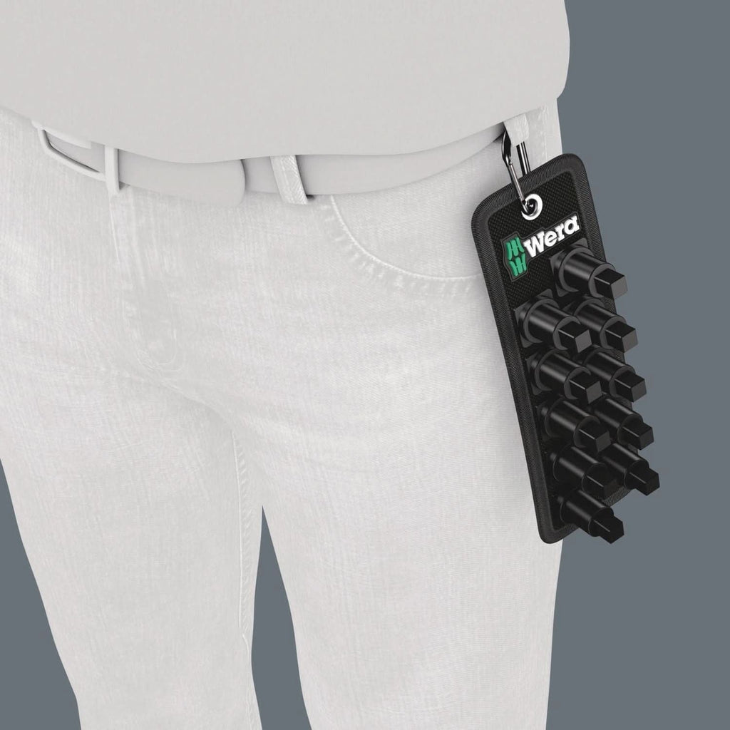 Wera Belt B VDE (Textile Belt), 10 Location, Unloaded, 71x209-mm.