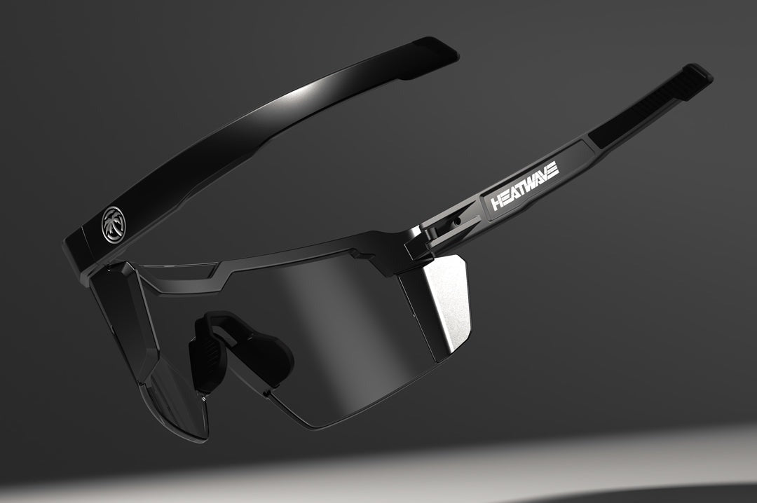 Heat Wave Future Tech Black Frame Photochromic Lens Z87+ Sunglasses