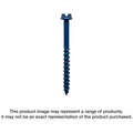 Simpson Strong-Tie TNT25114HR200 Titen Turbo, 1/4-in. x 1-1/4-in. Hex-Head Concrete and Masonry Screw, Blue, 200-Pack