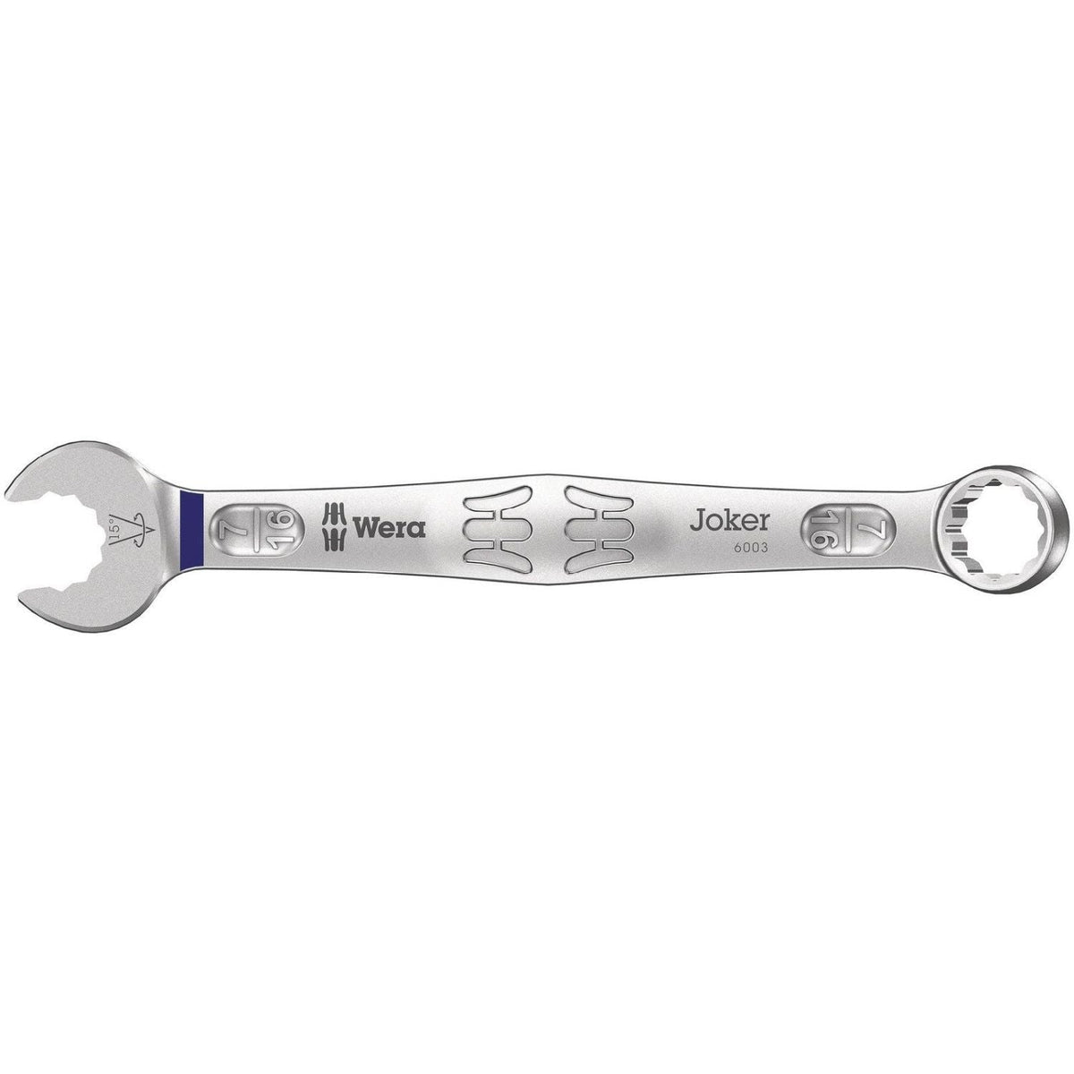 Wera 6003 Joker Combination Wrench, Imperial, 7/16-in.x135-mm.