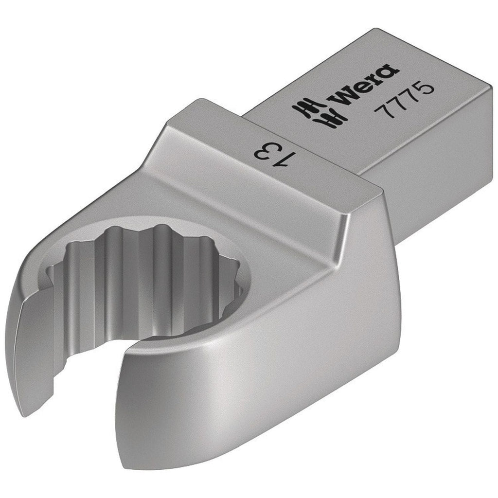 Wera 7775 Open Ring Spanner Insert, 9X12-mm., 9X12x19x49-mm.