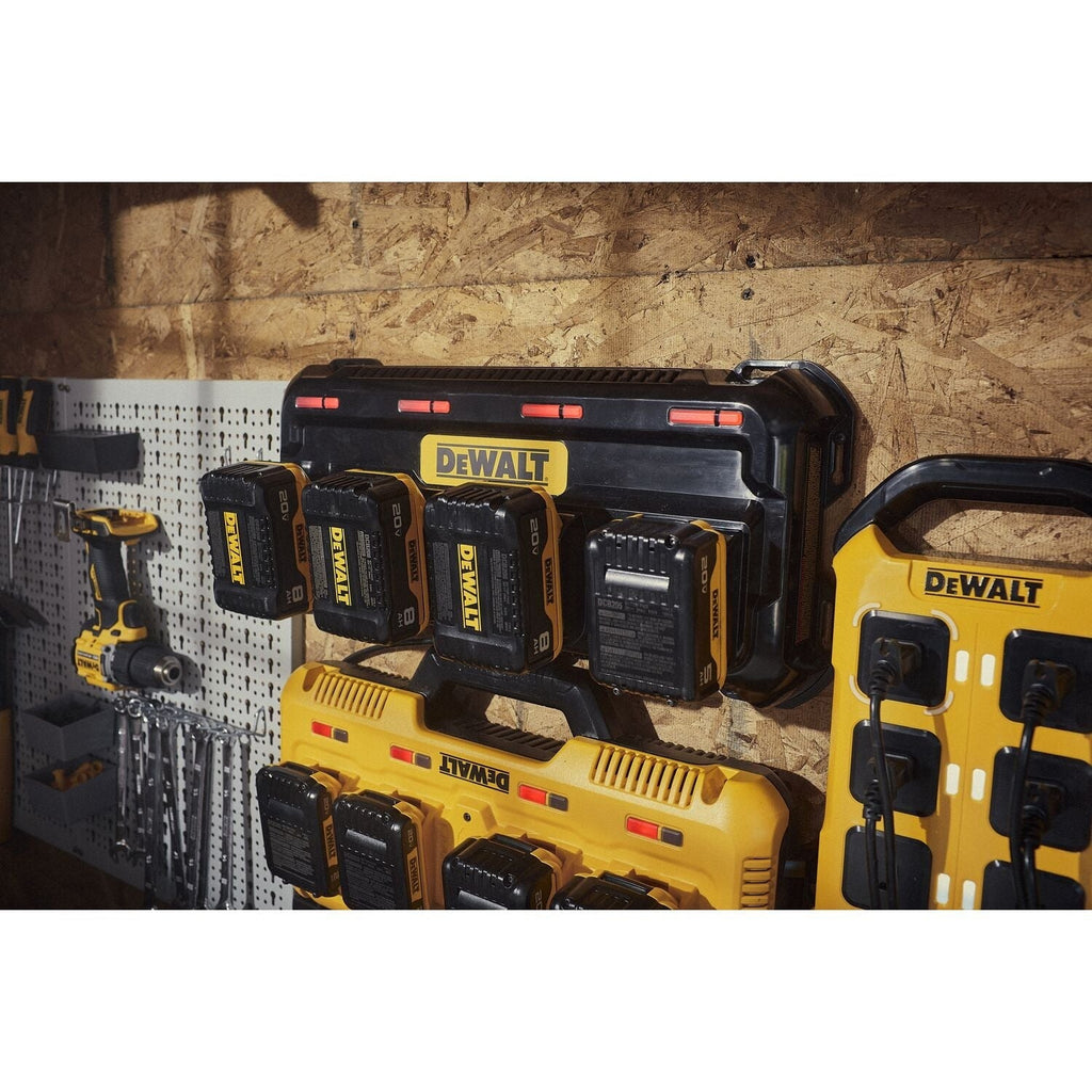 DeWALT DCB1404 4-Amp 4-Battery Simultaneous Multiport Battery Charger for 12V/20V/FlexVolt