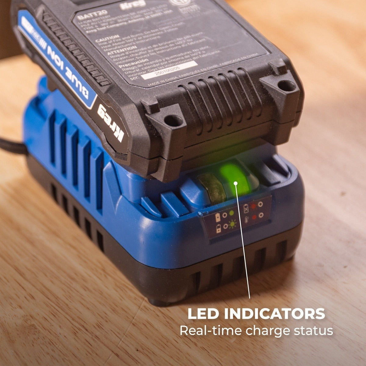 Kreg BCB2A20A 20V Blue Ion Battery and Charger Starter 2.0Ah Kit (PROMO)