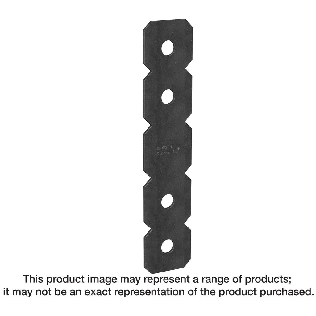 Simpson Strong-Tie OHS OHS 2-1/2-in. x 12-in. Black Powder-Coated Ornamental Heavy Strap