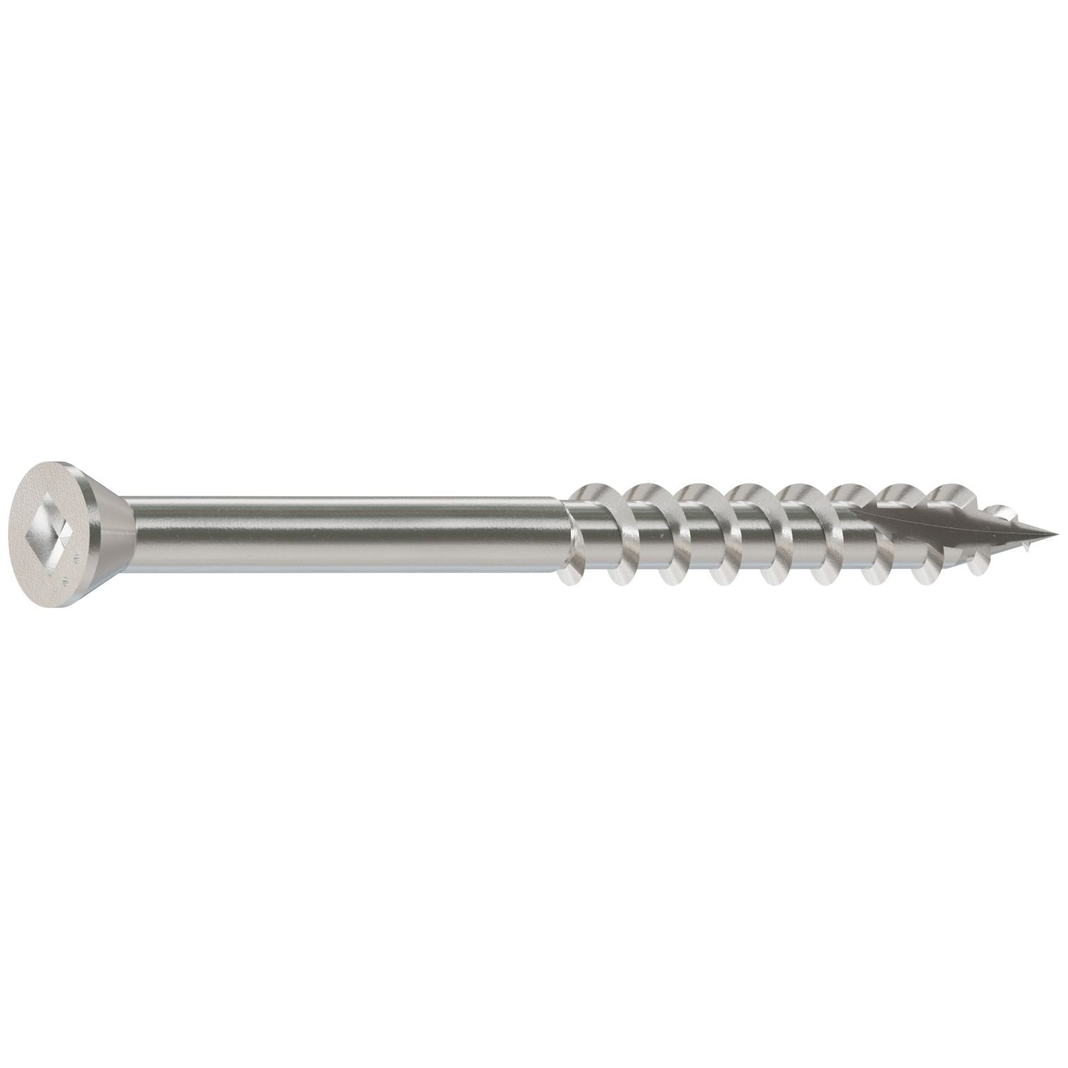 Simpson Strong-Tie S07200FB5 Trim-Head Screw, Square Drive, #7 x 2-in. #1 SQ, Type 305, 5-lb.