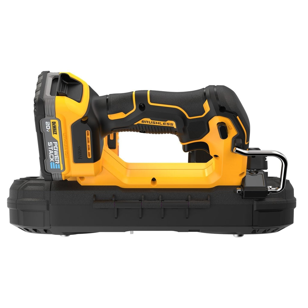 DEWALT DCS377E1 ATOMIC 20V MAX* Brushless 1-3/4 in. Compact Bandsaw PowerStack Kit