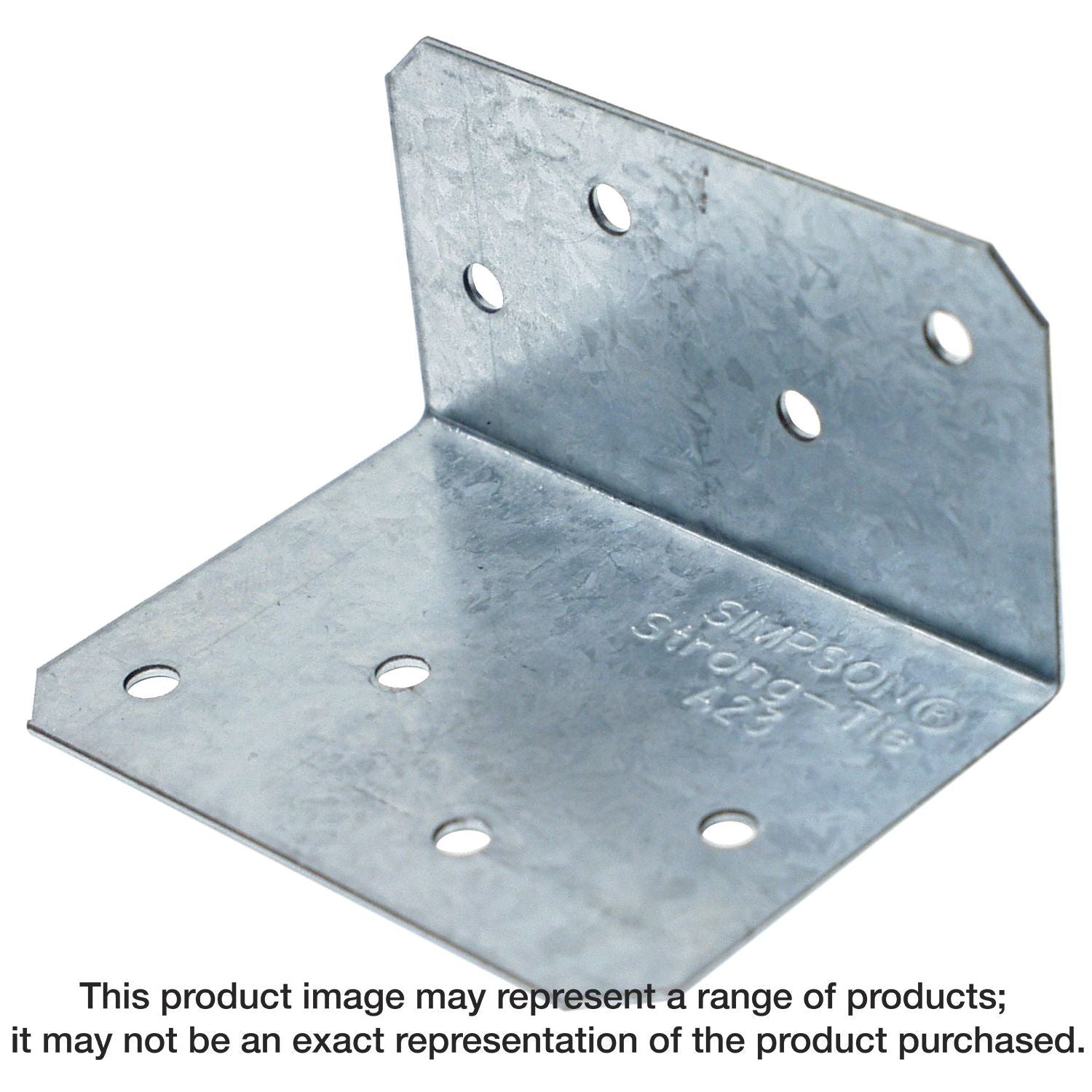 Simpson Strong-Tie A23Z 2-in. x 1-1/2-in. x 2-3/4-in. ZMAX Galvanized Angle